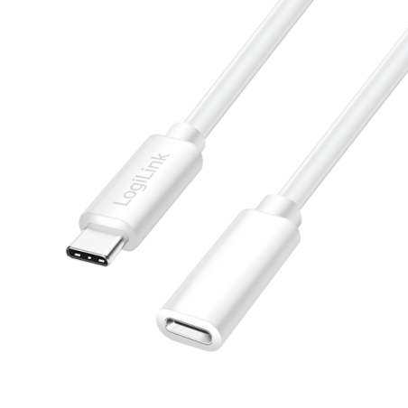 CABLU alimentare si date LOGILINK- pt smartphone- USB 20- USB Type-CT) la USB Type-CM)- 2m- PD 100W- 2 x ecranat- plastic- alb-