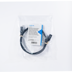 CABLU alimentare si date LOGILINK- pt smartphone- USB 20- USB Type-CT) la USB Type-CM)- 1m- PD 100W- 2 x ecranat- plastic- negru