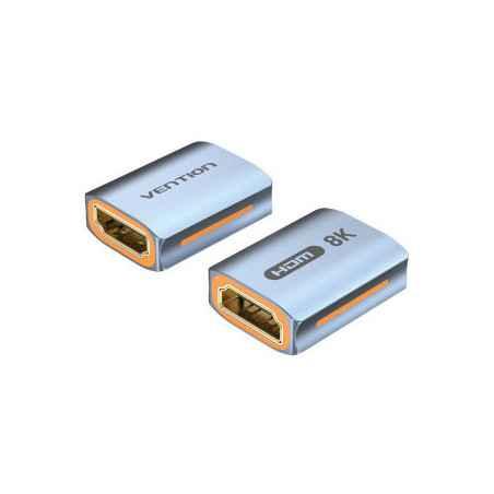 ADAPTOR video Vention- HDMI(M) la HDMI(M)- 48Gbps- rezolutie 8K la 60Hz/4K la 120Hz- aluminiu- argintiu- AIUH0timbru verde 008 l