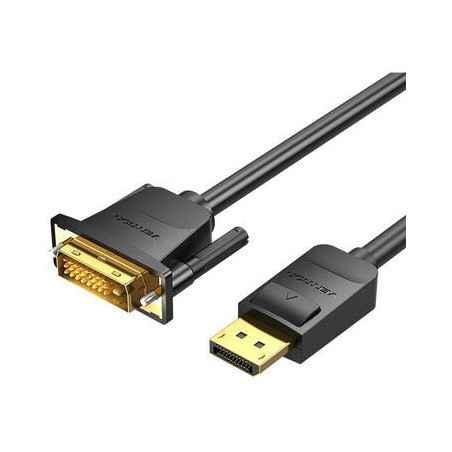 CABLU video Vention- DisplayPort(T) la DVI-D(T) 241 pin- 2m- rezolutie 1080p la 60Hz- PVC- negru- HAFBHtimbru verde 008 lei) - 6