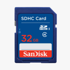 SD CARD 32GB SDHC STANDARD/- SDSDB-032G-B35timbru verde 003 lei)