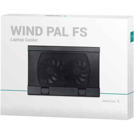 STAND DEEPCOOL notebook 156inch- sita metal- 2 x fan 14cm- 2 x USB- fan controller- negru- DP-N222-WPALFS