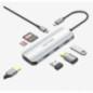 Docking Station Vention-HDMI(M)- 3xUSB 32 gen1-PD 100W-SD/TF dual card slot-conec prin USB-C(T)-transf 5 Gbps-aliaj Al si ABS-1