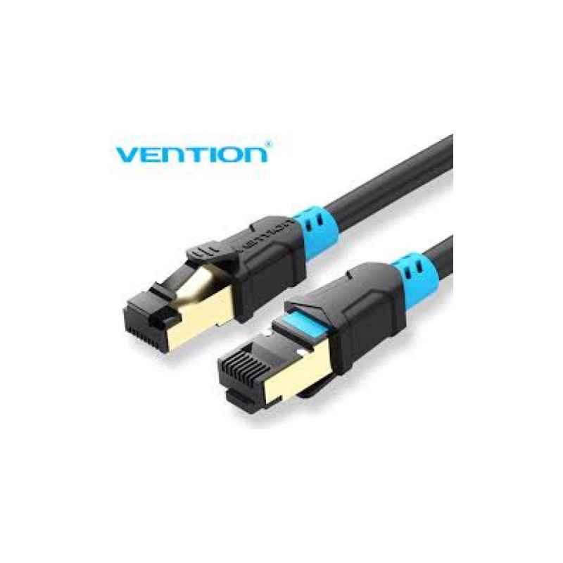 Patch cord SFTP Vention- Cat 6- RJ-45T) la RJ-45T)- 2m- - ecranat- 27AWG- cupru- negru- VAP-A06-B200timbru verde 018 lei) - 6922