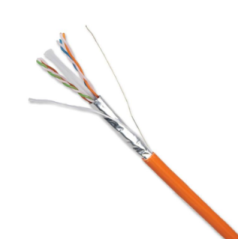 1 m Cablu NEXANS cupru F1/UTP Cat 6a AWG23 LSZH Portocaliu LANmark Rola 500 metri Full cupru- vanzare la rola 500m N100624G-OD