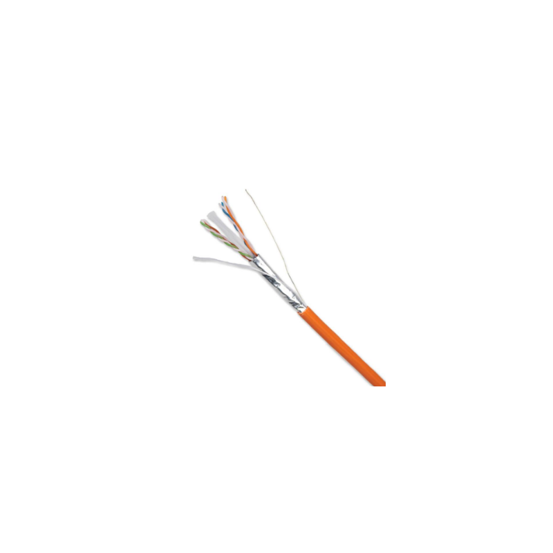 1 m Cablu NEXANS cupru F1/UTP Cat 6a AWG23 LSZH Portocaliu LANmark Rola 500 metri Full cupru- vanzare la rola 500m N100624G-OD