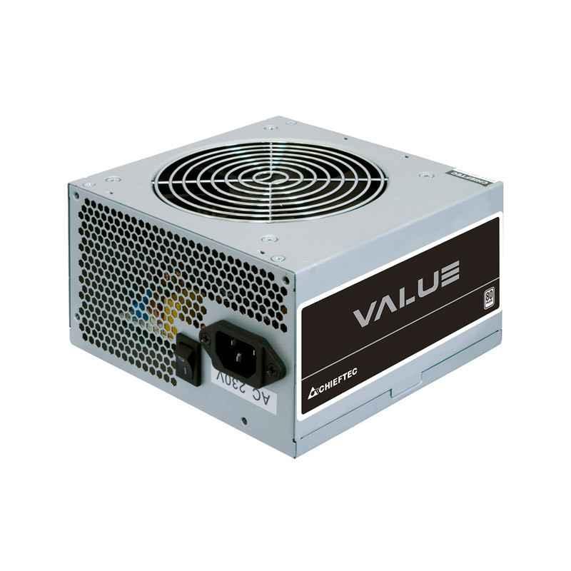 SURSA Chieftec Value 400 W- non-modulara- certificare 80 Plus- ventilator 120mm- CPU 44 pin x 1- PCI-E 62 pin x 1- SATA x 3- APB