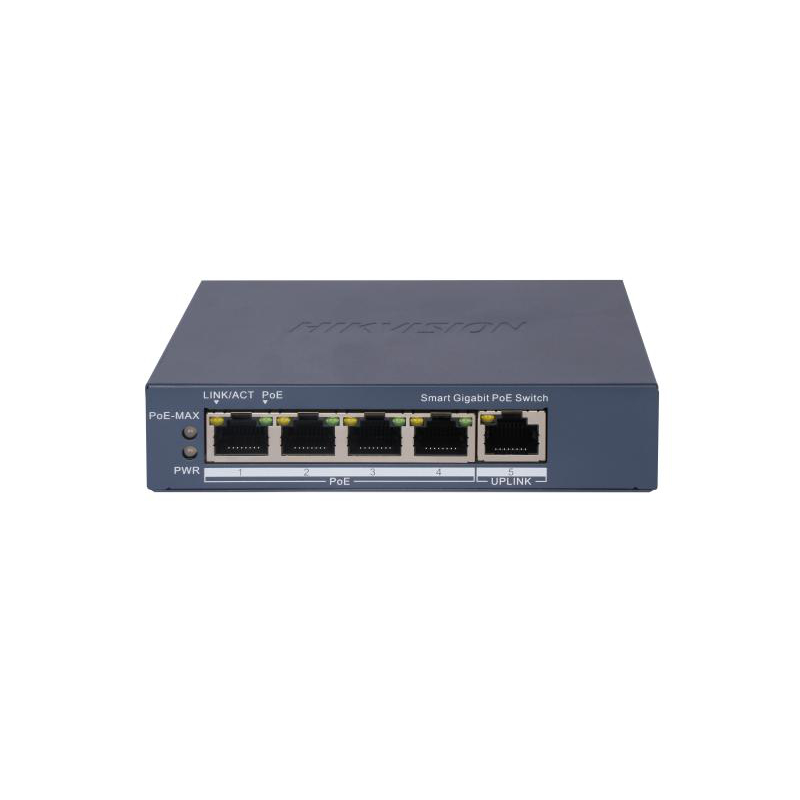 SWITCH MANAGED- 4 GIGABIT POE DS-3E1505P-EItimbru verde 2 lei)