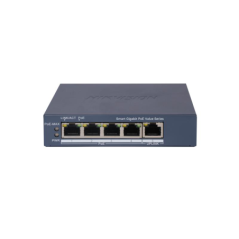 SWITCH MANAGED- 4 GIGABIT POE DS-3E1505P-EI/Mtimbru verde 2 lei)