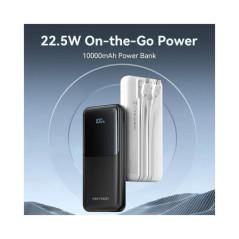 POWER BANK Vention 10000 mAh- 225W PD 20W- QC- &nbsp,1x USB-C- 2x USB-A- 1x micro USBdoar pt incarcare)- cablu Ligtning si USB-C