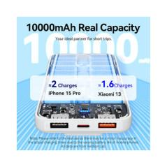 POWER BANK Vention 10000 mAh- 225W PD 20W- QC- &nbsp,1x USB-C- 2x USB-A- 1x micro USBdoar pt incarcare)- cablu Ligtning si USB-C
