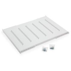 RAFT FIX perforat TRITON 1U- pt rack 19 inch- adancime 350 mm- sarcina maxima 40 Kg- gri- RAC-UP-350-A1