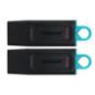 64GB USB32 Gen 1 DataTraveler ExodiaBlack Teal) - 2 Pieces- DTX/64GB-2Ptimbru verde 003 lei)