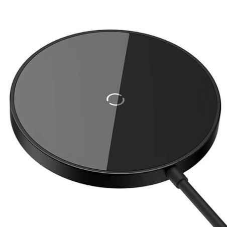 INCARCATOR wireless Baseus Simple Mini3 15W- magnetic- compatibilitate smartphones- cablu Type-C la Type-C inclus- negru CCJJ040