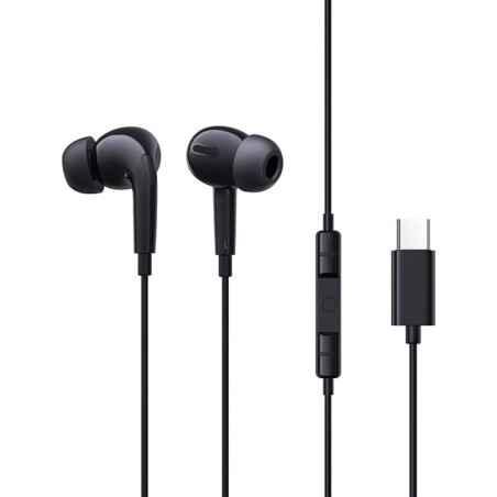 CASTI Baseus Encok CZ18- cu fir- conectare USB Type-C- microfon pe fir- negru A00170100113-Z1timbru verde 018 lei) - 69321726558