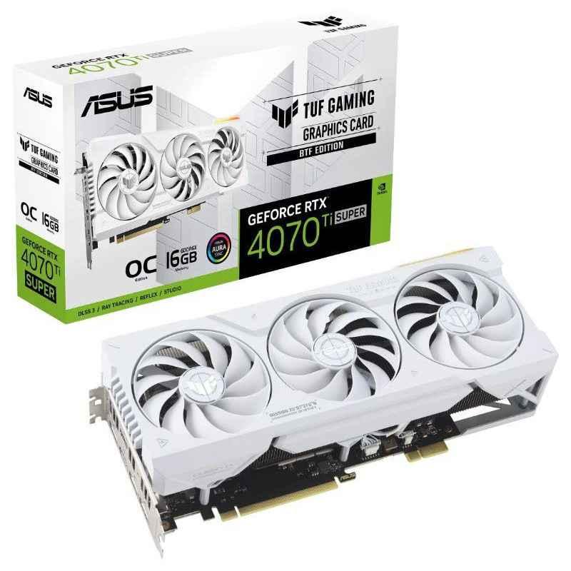 VGA PCIE16 RTX4070TISUPER 16GB/RTX4070TIS-O16G-BTFWHITE ASUS RTX4070TIS-O16G-BTFWHITE
