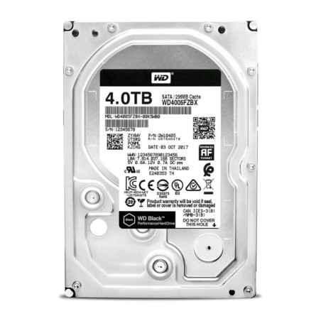 HDD WD 4 TB- Black- 7200 rpm- buffer 256 MB- pt desktop PC- WD4005FZBX