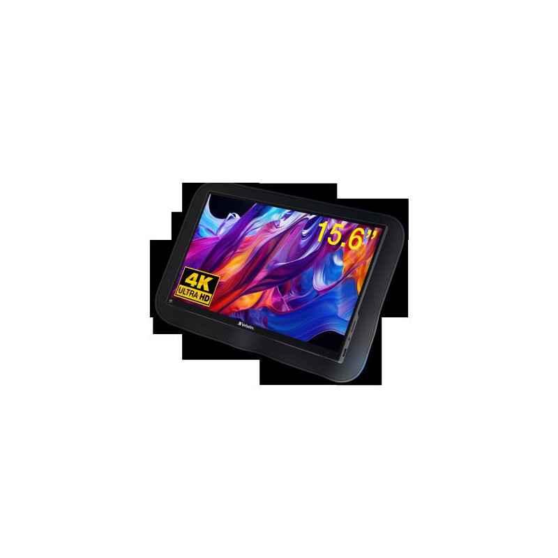 Monitor tactil portabil Verbatim 156- 4K- Metalic- 32238timbru verde 7 lei)
