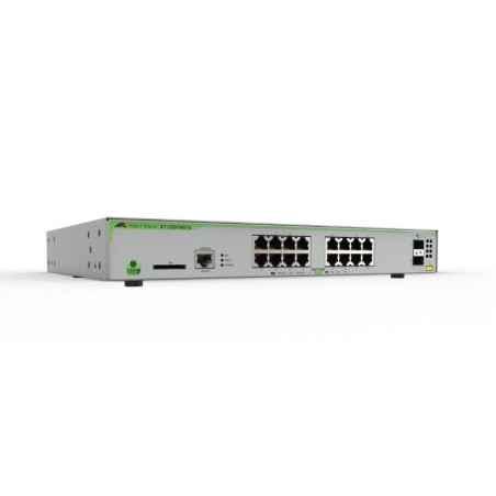 SWITCH ALLIED TELESIS- ATI SW 16P- porturi Gigabit x 16- SFP x 2- managed- rackabil- carcasa metalica- AT-GS970M/18-50timbru ver
