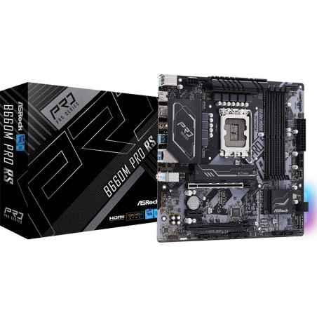 Placa de baza B660M PRO RS Intel Micro-ATX LGA1700 DDR4 90-MXBGW0-A0UAYZ