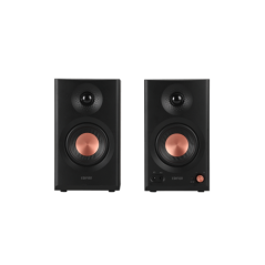 BOXE EDIFIER 20- RMS: 36W2 x 18W)- studio monitor- volum- bass- treble- intrare jack 635 TRS balanced- RCA- iesire casti- black