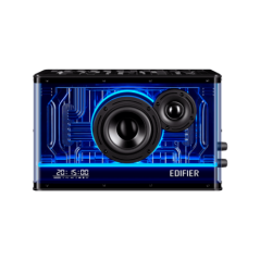 BOXE EDIFIER Gaming desktop- RMS: 40W- Bluetooth 53- USB-C- USB-A- AUX- EQs preset 3 moduri- RGB 7 culori- GaN charger 35W- whit