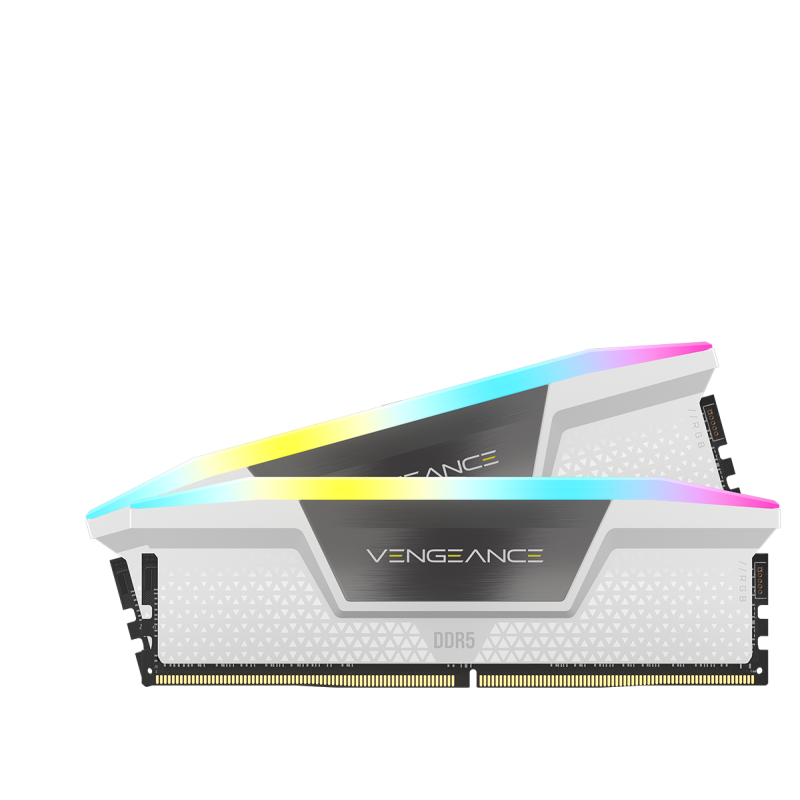 Memorie Vengeance RGB White 32GB DDR5 6000MHz CL 30 Dual Channel CMH32GX5M2B6000C30W
