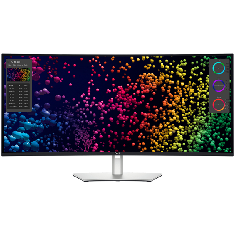 Monitor LED DELL UltraSharp U4025QW 40 Curved- 5120x2160- WUHD- 120Hz- IPS- 21:9- 1000:1- 450 cd/m2- 8ms/5ms- DP- HDMI- 2xTHB4-