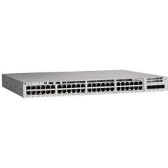 SWITCH PoE CISCO- Catalyst 9200L-48Tport Gigabit x 48- managed- rackabil- carcasa metalica- C9200L-48T-4G-Etimbru verde 2 lei)