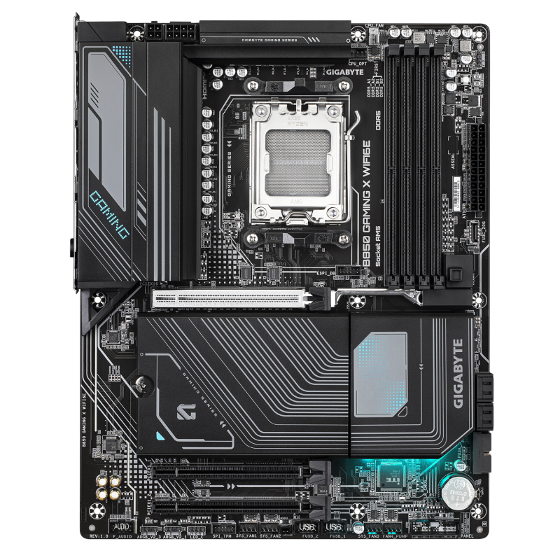 Placa de baza GIGABYTE B850 GAMING X WIFI6E- AM5- DDR5- Wi-Fi- BT- ATX- Negru B850 GAMING X WIFI6E