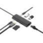 DOCKING Station A4tech universal- 8-in-1- conectare PC USB Type C-USB-Cx2- USB-A 30x1- USB-A 20x1-HDMIx1 4K@30Hz-LAN Gigabit-slo