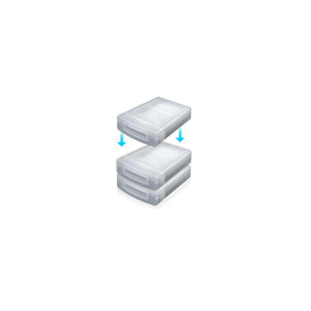 HUSA Icy Box- pt HDD- 35- plastic- transparent- IB-AC602a