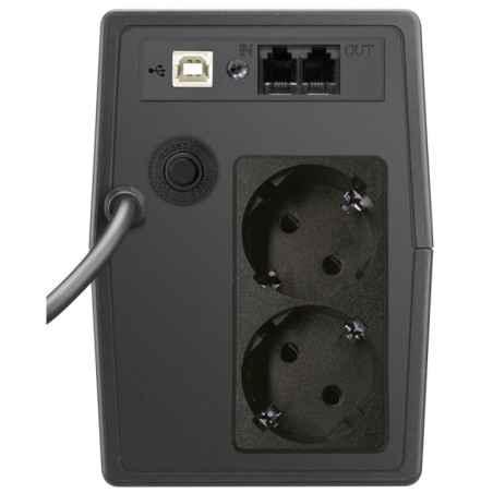 UPS Spacer Line Int cu management- LCD- 600VA/ 360W- AVR- 2 x socket Schuko- display LCD- 1 x baterie 12V/7Ah- conector USB- c