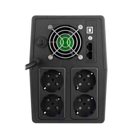 UPS Spacer Line Int cu management- LCD- 1500VA/ 900W- AVR- 4 x socket Schuko- display LCD- 2 x baterie 12V/9Ah- conector USB-