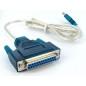 Adaptor, USB - DB 25 mama