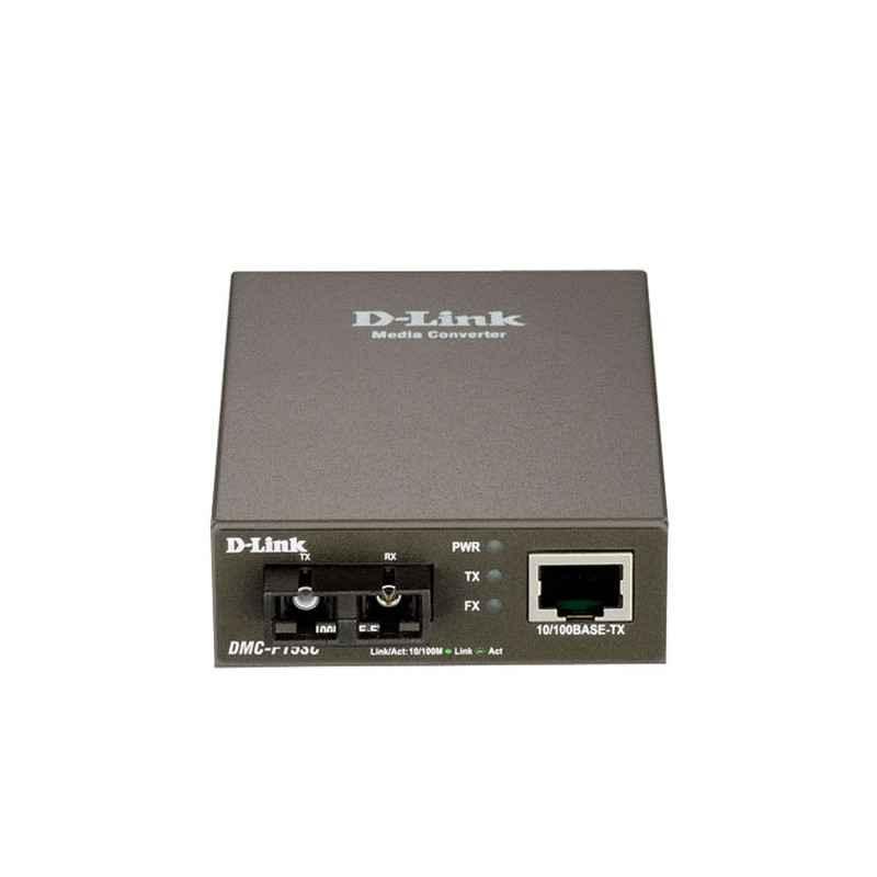 MEDIA CONVERTOR D-LINK- RJ45 10/100Base-TX la 100Base-FX SC Single-Mode Media Converter15 km) DMC-F15SC( include timbru verde 05