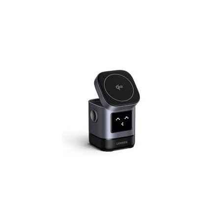 INCARCATOR wireless Ugreen Qi 15W- W709 compatibilitate IPhone AirPods- prindere magnetica- cablu Type-C la Type-C 1m inclus- g