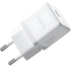 INCARCATOR retea Baseus Palm- Quick Charge 20W- 1 x USB Type-C 5V/30A- include cablu USB Type-C la USB Type-C 1m- alb P101116022