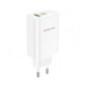 INCARCATOR retea Borofone BN10 - Quick Charge 65W- 1 x USB- 1 x USB Type-C- alb 6974443388190timbru verde 018 lei)