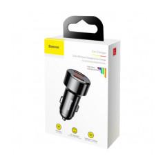 INCARCATOR auto Baseus Magic Series- pt bricheta auto- digital display- 1 x USB max 3A si 1 x USB Type-C max 5V/3A- total output