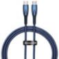 CABLU alimentare si date Baseus Glimmer- Fast Charging Data Cable pt smartphone- USB Type-C la USB Type-C 100W- 1m- albastru CAD