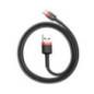 CABLU alimentare si date Baseus Cafule- Fast Charging Data Cable pt smartphone- USB la USB Type-C 18W- 05m- rosu negru CATKLF-A