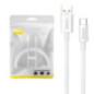 CABLU alimentare si date Baseus Superior- Fast Charging Data Cable pt smartphone- USB la USB Type-C 100W- braided- 15m- alb P103