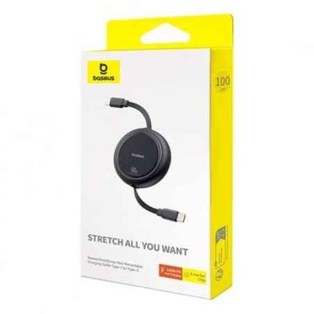 CABLU alimentare si date Baseus Free2Draw Mini- Fast Charging Data Cable pt smartphone- retractabil- USB Type-C la USB Type-C 10