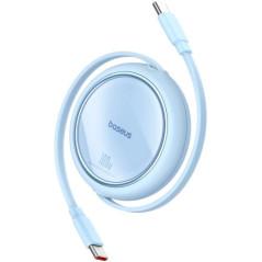 CABLU alimentare si date Baseus Free2Draw Mini- Fast Charging Data Cable pt smartphone- retractabil- USB Type-C la USB Type-C 10