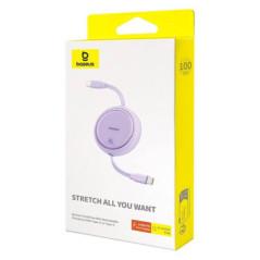 CABLU alimentare si date Baseus Free2Draw Mini- Fast Charging Data Cable pt smartphone- retractabil- USB Type-C la USB Type-C 10