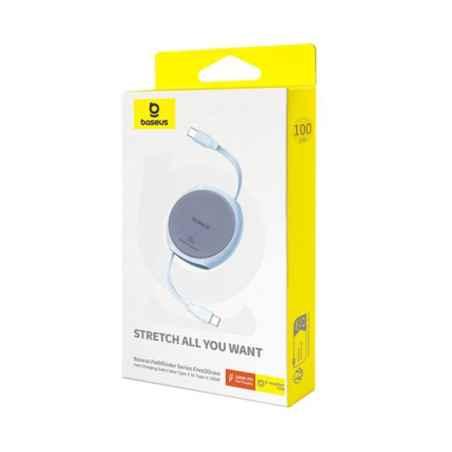 CABLU alimentare si date Baseus Free2Draw Mini- Fast Charging Data Cable pt smartphone- retractabil- USB Type-C la USB Type-C 10