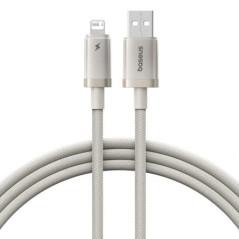 CABLU alimentare si date Baseus Titanium- pt smartphone- USB Type-C la USB Type-C 100W- braided- 1m- galben P10378100G21-00timb