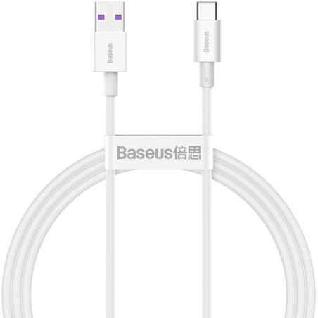 CABLU alimentare si date Baseus Pudding- Fast Charging Data Cable pt smartphone- USB la USB Type-C 100W- 2m- alb P10355703221-B2
