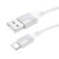 CABLU alimentare si date Borofone BX101- Fast Charging Data Cable pt smartphone- USB la USB Type-C 3A- 1m- alb 6941991108280timb